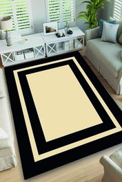Conceptum Alfombra Black Frame 120 x 180 cm Multicolor